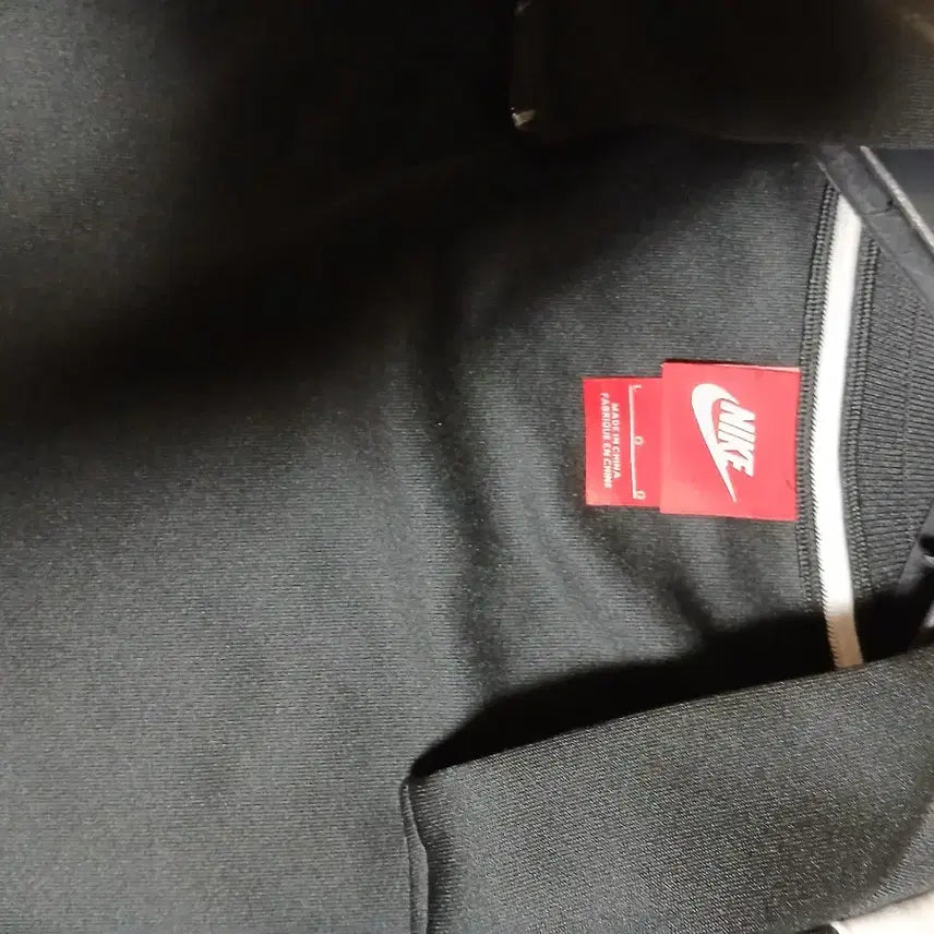 [BUNJANG] Nike Black/White Track Jacket / 나이키 블랙/화이트 트랙 자켓