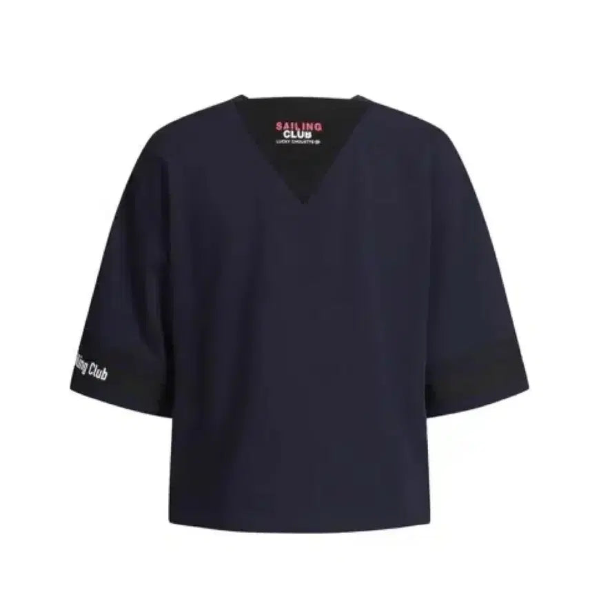 [SOLD OUT] 럭키슈에뜨 자수 디테일 반팔 티셔츠 36 새것
