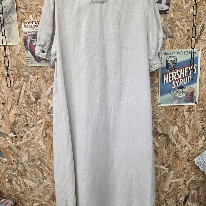 [BUNJANG] Paris &amp; New York Fleur Linen Long Dress / 파리앤뉴욕 플뢰르 fleur 린넨 롱 원피스 F