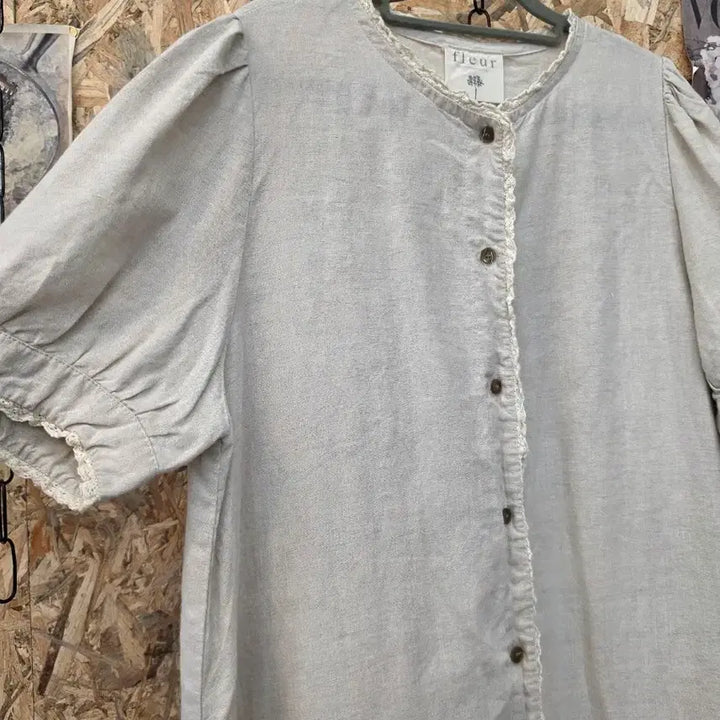 [BUNJANG] Paris &amp; New York Fleur Linen Long Dress / 파리앤뉴욕 플뢰르 fleur 린넨 롱 원피스 F