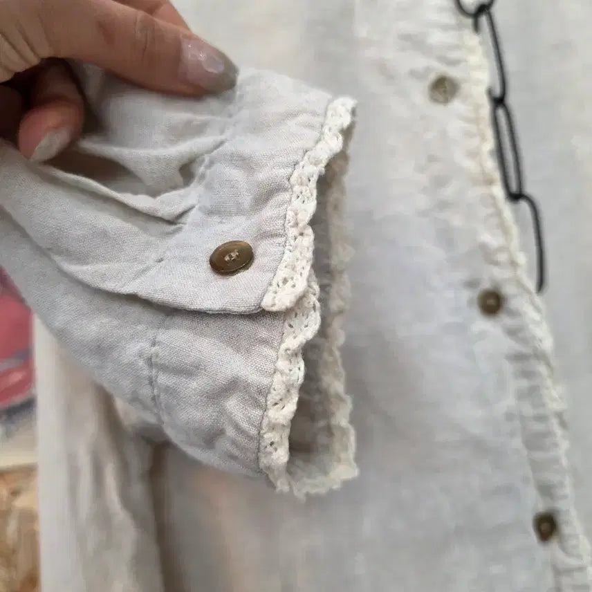 [BUNJANG] Paris &amp; New York Fleur Linen Long Dress / 파리앤뉴욕 플뢰르 fleur 린넨 롱 원피스 F