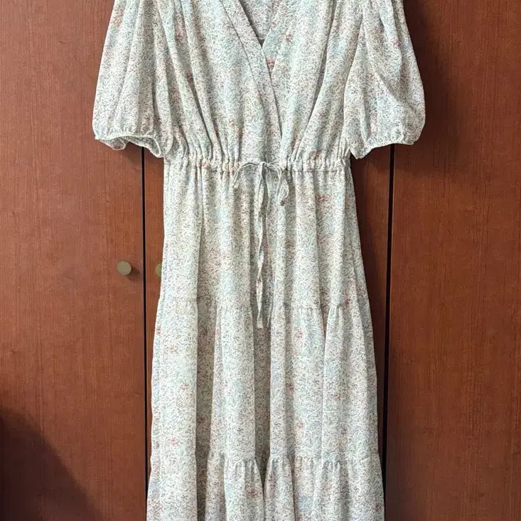 [BUNJANG] Plastic Island Floral Long Dress / 플라스틱 아일랜드 꽃무늬 롱 원피스