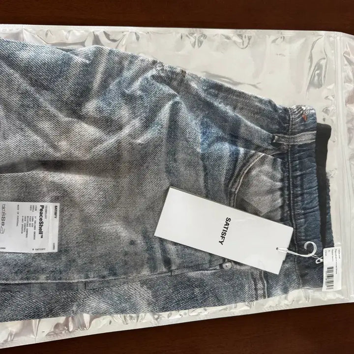 [BUNJANG] Satisfy Peace Shell 5-Inch Unlined Digital Denim Shorts XL / 새티스파이 피스쉘 5인치 언라인드 디지털데님 쇼츠 XL(새상품)