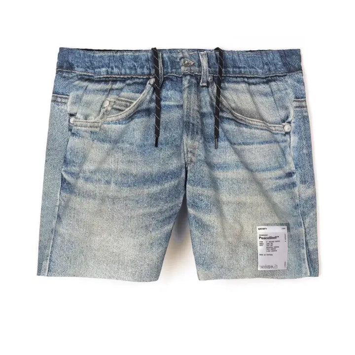 [BUNJANG] Satisfy Peace Shell 5-Inch Unlined Digital Denim Shorts XL / 새티스파이 피스쉘 5인치 언라인드 디지털데님 쇼츠 XL(새상품)