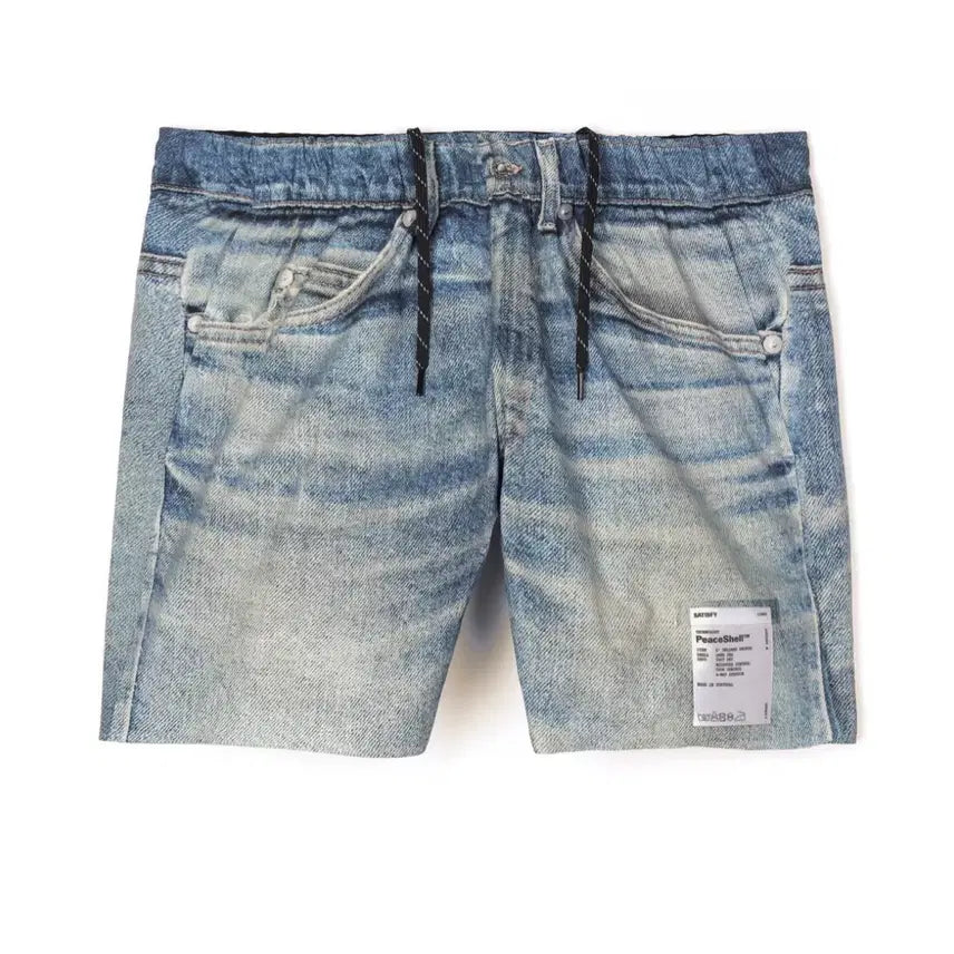 [BUNJANG] Satisfy Peace Shell 5-Inch Unlined Digital Denim Shorts XL / 새티스파이 피스쉘 5인치 언라인드 디지털데님 쇼츠 XL(새상품)