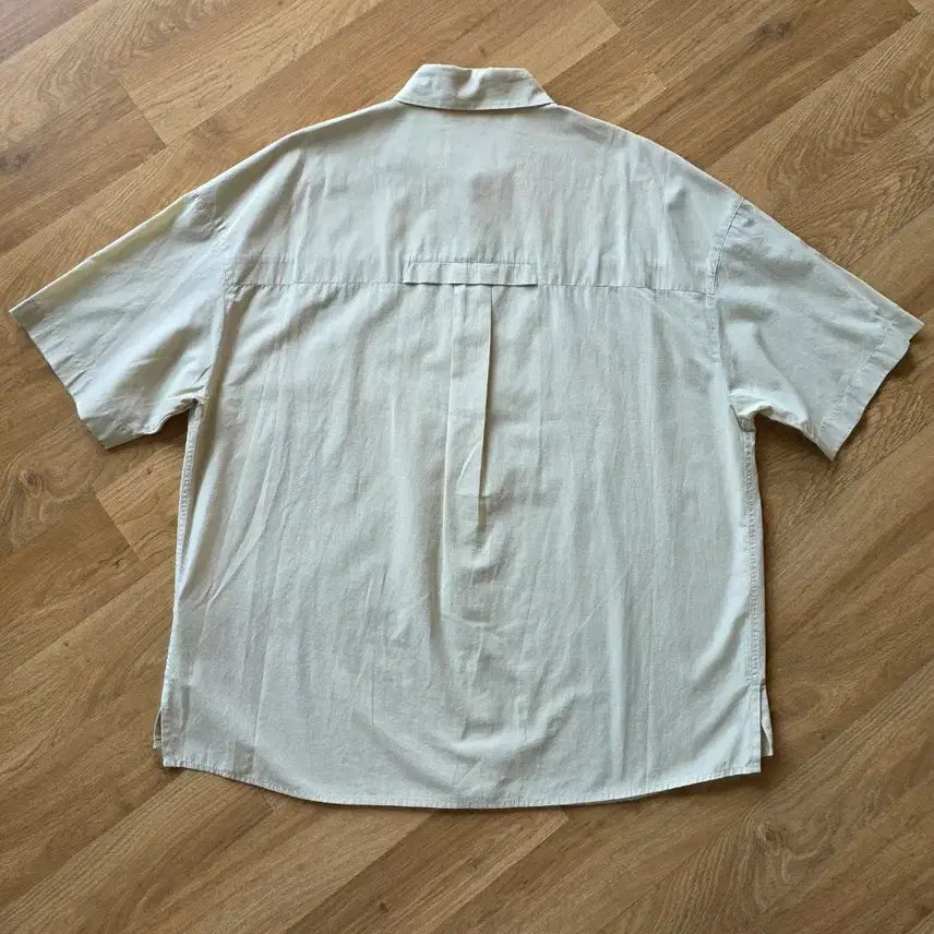 [SOLD OUT] 한섬 타임옴므 면 마 베이지 셔츠 110