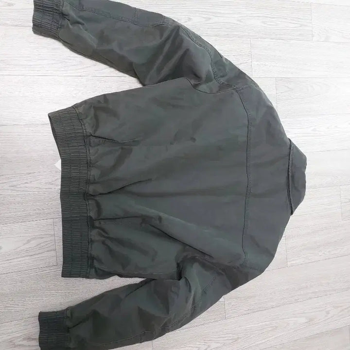 [BUNJANG] Zara Waxed Effect Washed Jacket Khaki M / 자라 왁스드 이펙트 워시드 자켓 카키 M