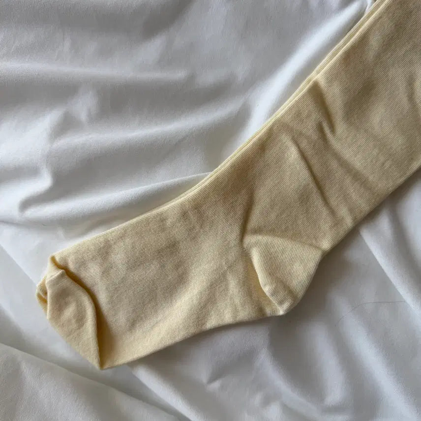[BUNJANG] 10-Part Tights Cream, Beige / 새상품 :) 10부 타이즈 크림, 베이지