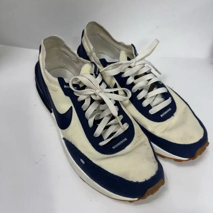 [BUNJANG] Nike Waffle One SE Coconut Milk Midnight Navy Sneakers / 나이키 와플 원 SE 코코넛 밀크 미드나잇 네이비