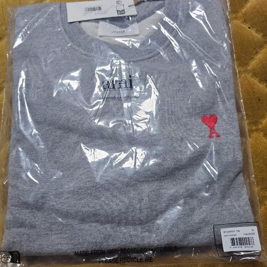 [BUNJANG] Ami Small Heart Logo Sweatshirt XL / 아미 스몰 하트 로고 맨투맨 XL 새상품
