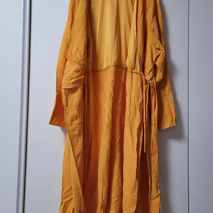 [BUNJANG] H&amp;M Orange Wrap Long Dress / H&amp;M오렌지 랩 스타일 롱 원피스