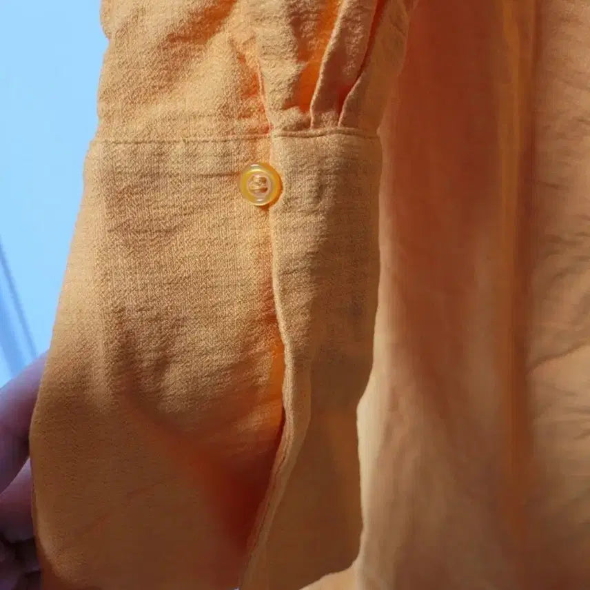 [BUNJANG] H&amp;M Orange Wrap Long Dress / H&amp;M오렌지 랩 스타일 롱 원피스