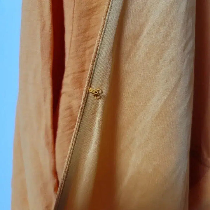 [BUNJANG] H&amp;M Orange Wrap Long Dress / H&amp;M오렌지 랩 스타일 롱 원피스