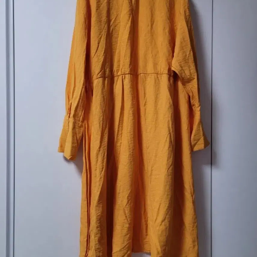 [BUNJANG] H&amp;M Orange Wrap Long Dress / H&amp;M오렌지 랩 스타일 롱 원피스