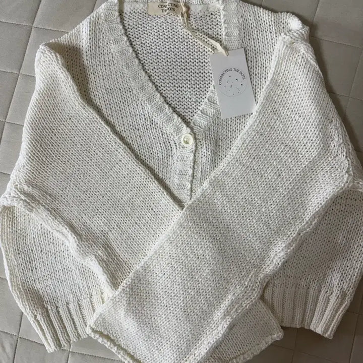 [SOLD OUT] 새) ctd 파크투 넬레스 화이트 가디건