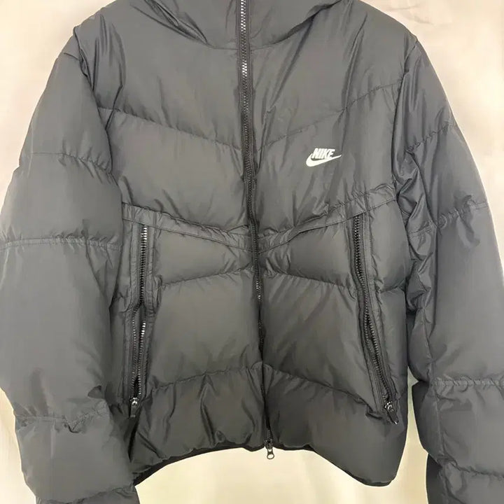 [BUNJANG] Nike Windrunner Down Padded Jacket / 나이키 윈드러너 다운 패딩 블랙 후드 / 인기모델