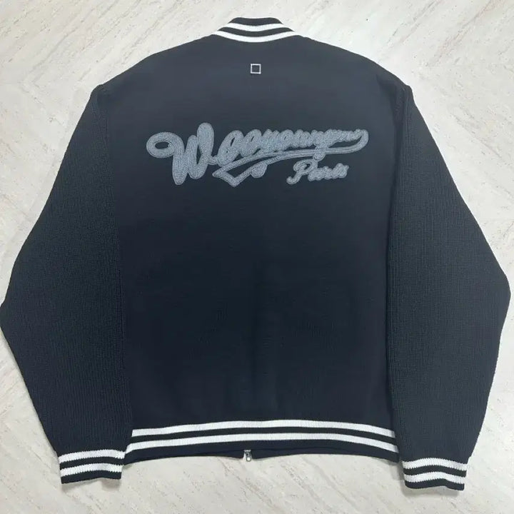 [SOLD OUT] [50] 우영미 25ss 니트 바시티 집업 가디건