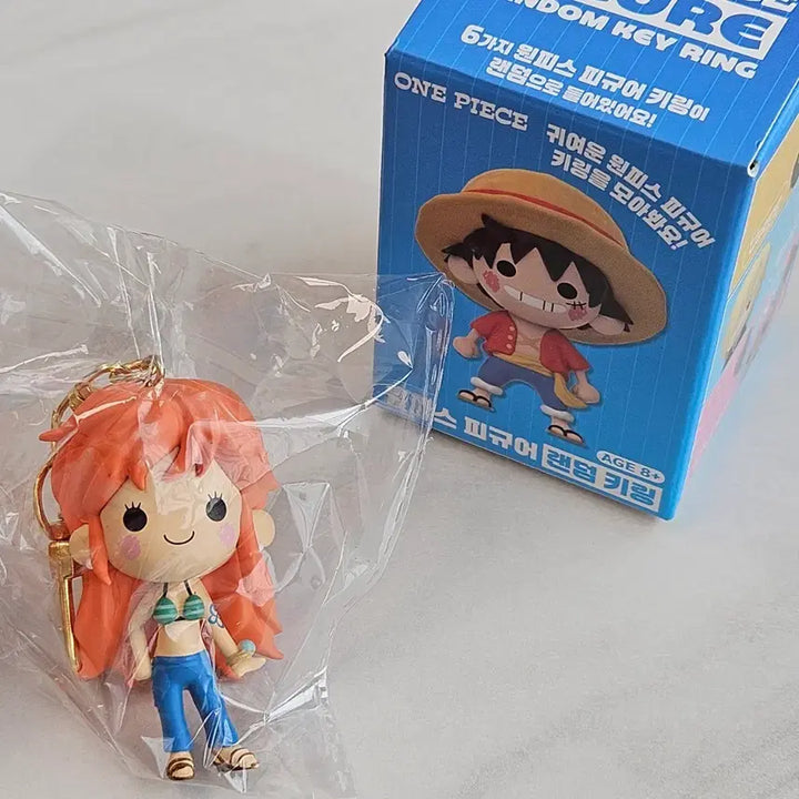 [BUNJANG] One Piece Nami Figure Random Keyring / 원피스 피규어 랜덤 키링 나미