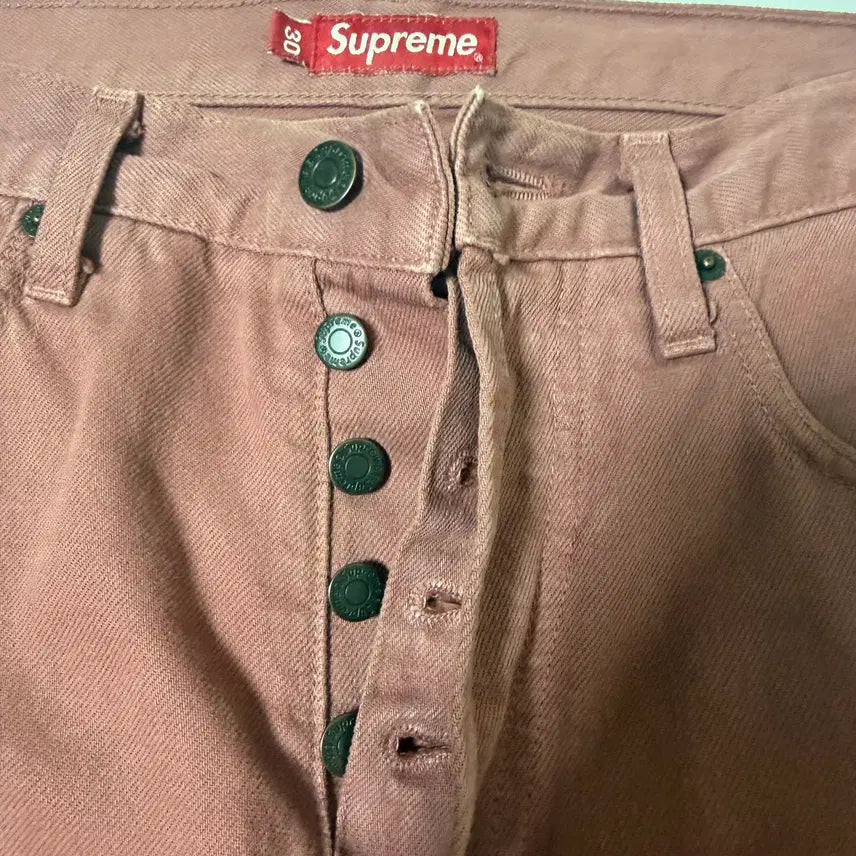[BUNJANG] 슈프림(Supreme) 아카이브 레귤러 진(더 스타 핑크, 30사이즈) / 슈프림(Supreme) 아카이브 레귤러 진(더 스타 핑크, 30사이즈)