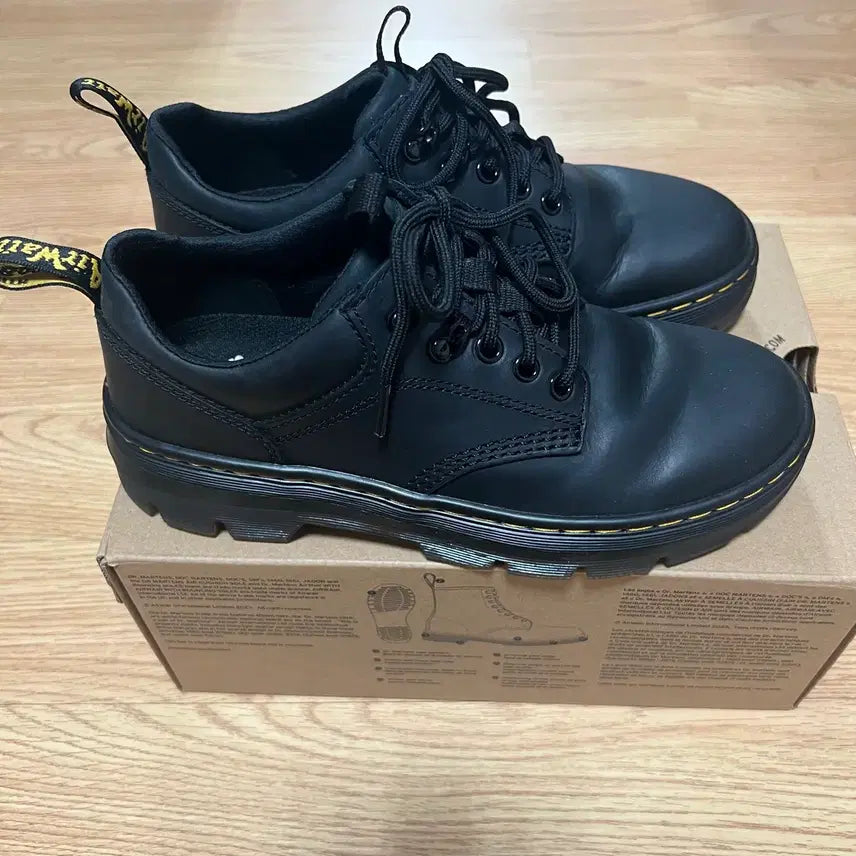 [BUNJANG] Dr. Martens Leader Wyoming Black Boots / 닥터마틴 리더 와이오밍 250 블랙 닥마 27104001