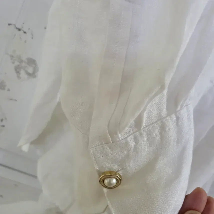 [BUNJANG] ZARA Summer White Shirt / 여름 자라 고급스런  남방셔츠  깨끗해요  가슴단면57