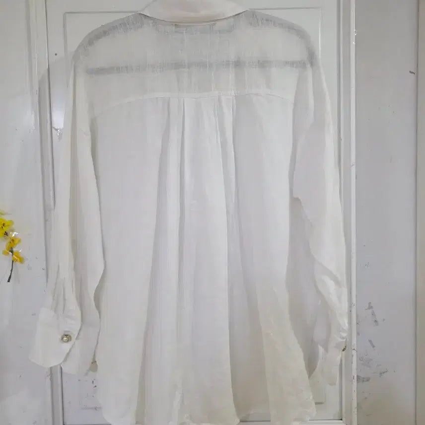 [BUNJANG] ZARA Summer White Shirt / 여름 자라 고급스런  남방셔츠  깨끗해요  가슴단면57