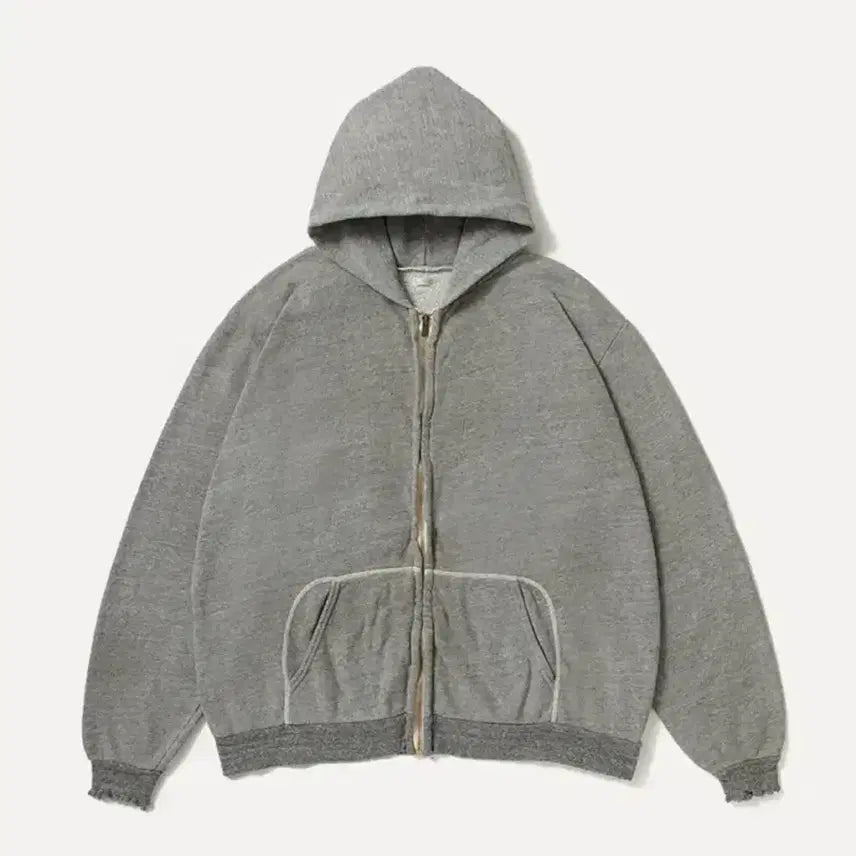 [BUNJANG] Apresse 26ss Hooded Zip-Up Gray / (구매)아프레쎄 26ss 후드집업 그레이