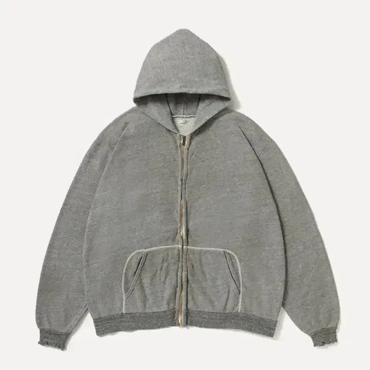 [BUNJANG] Apresse 26ss Hooded Zip-Up Gray / (구매)아프레쎄 26ss 후드집업 그레이