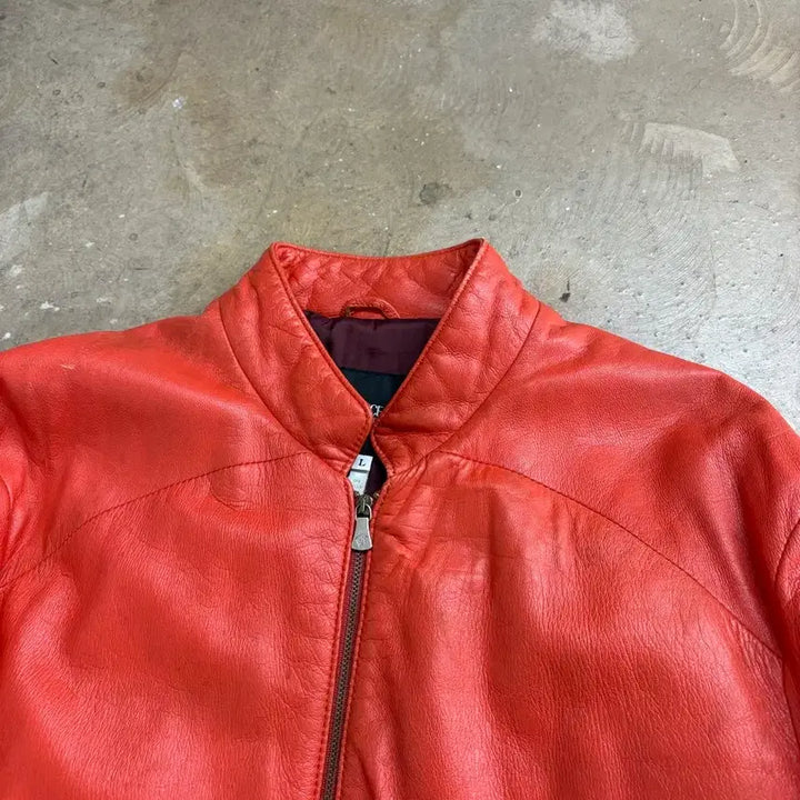 [BUNJANG] Versace Jeans Couture Single Rider Leather Jacket / 90s Versace Jeans Couture 싱글라이더 레더자켓