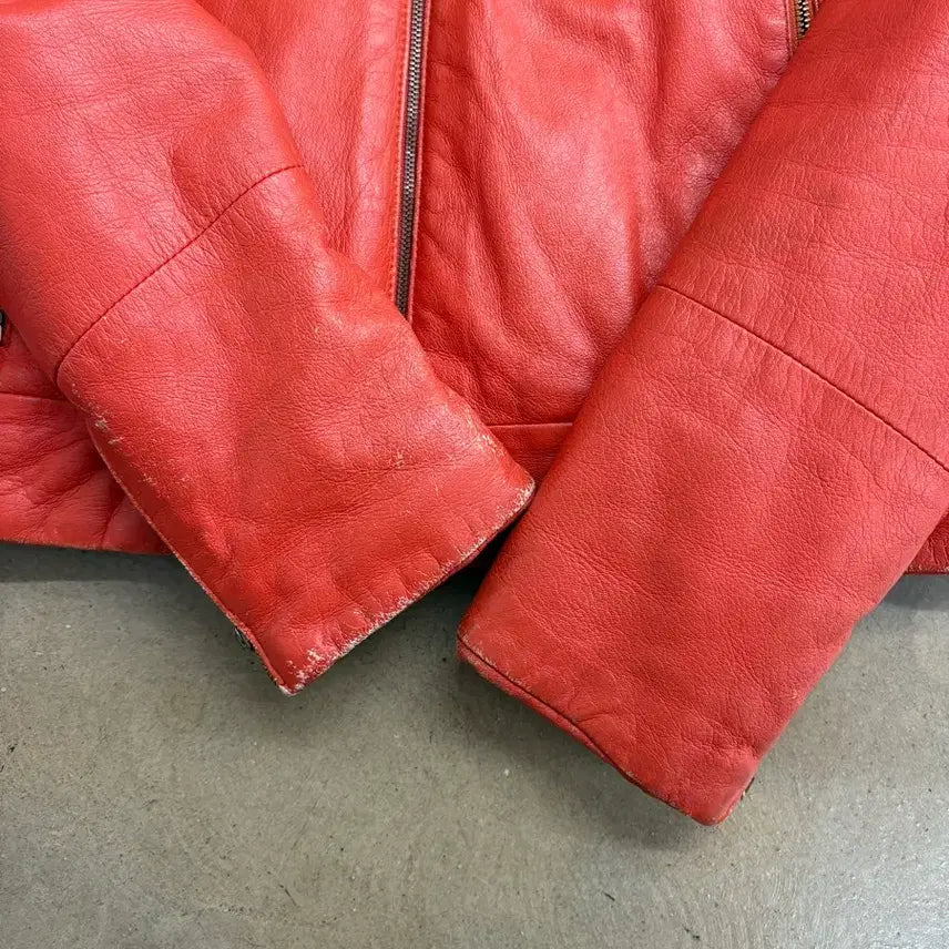 [BUNJANG] Versace Jeans Couture Single Rider Leather Jacket / 90s Versace Jeans Couture 싱글라이더 레더자켓