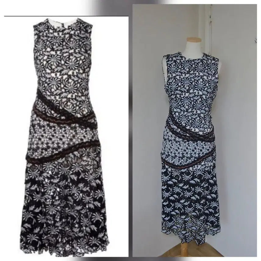 [BUNJANG] Self-Portrait Lace Long Dress / self-Portrait[정품]레이스 원피스/uk10[us6]
