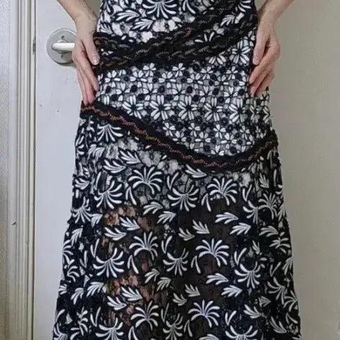 [BUNJANG] Self-Portrait Lace Long Dress / self-Portrait[정품]레이스 원피스/uk10[us6]