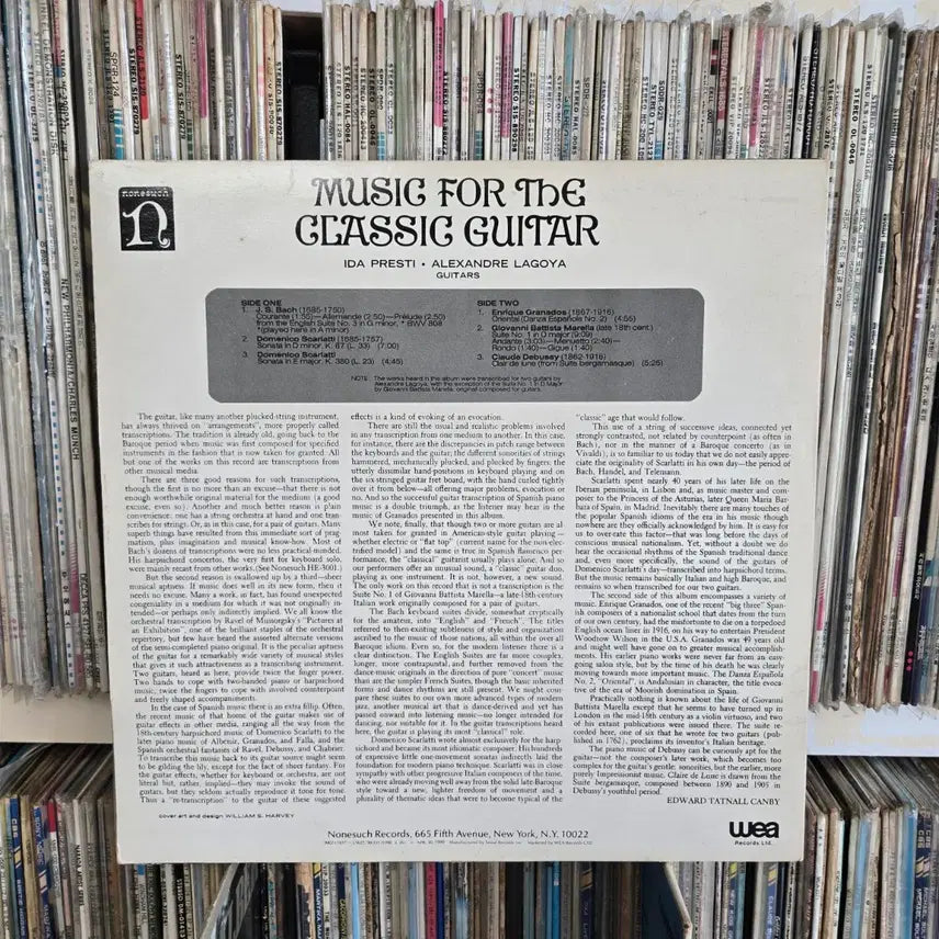 [BUNJANG] Classical Guitar Music LP Vinyl Record (Mint Condition) / 클래식 기타 연주곡 LP판 민트급