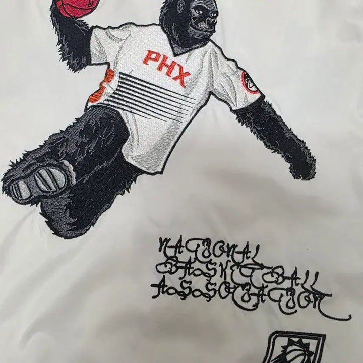 [SOLD OUT] NBA 피닉스 선즈 고릴라 자수 바시티 자켓 스카잔 M
