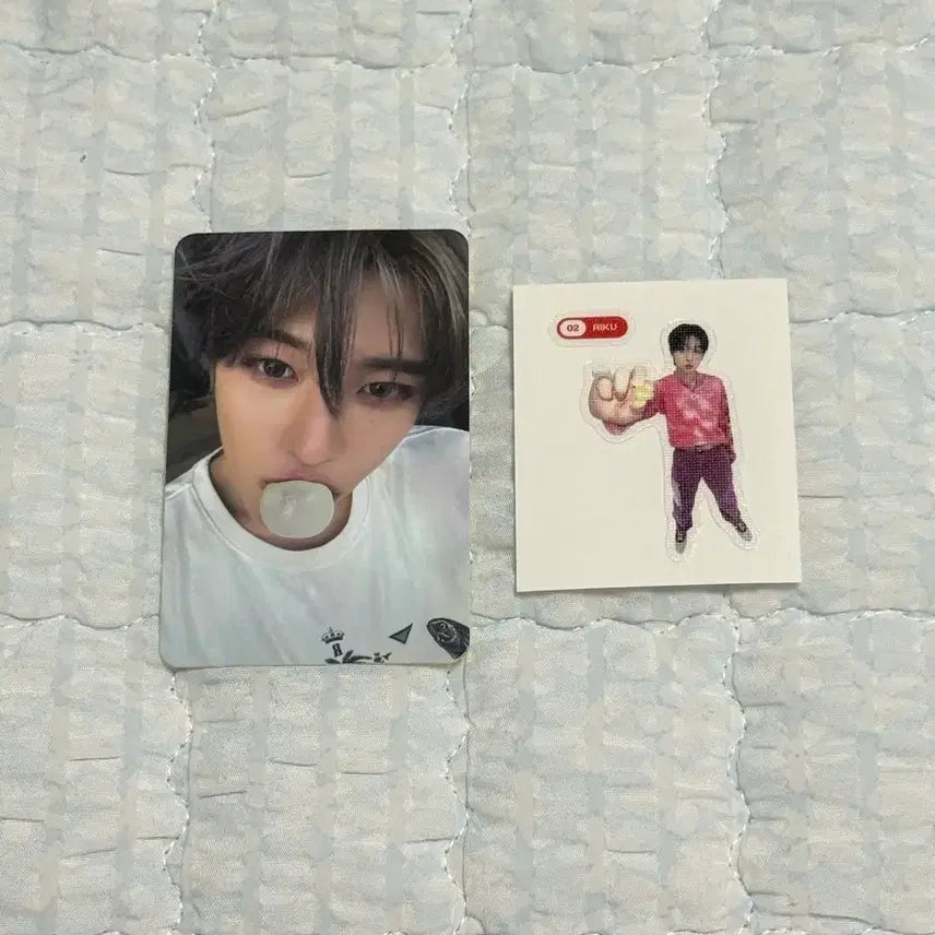 [SOLD OUT] 엔시티 위시 팝팝 poppop 팝츄 ver. 시온포카 리쿠 띠부씰 일괄