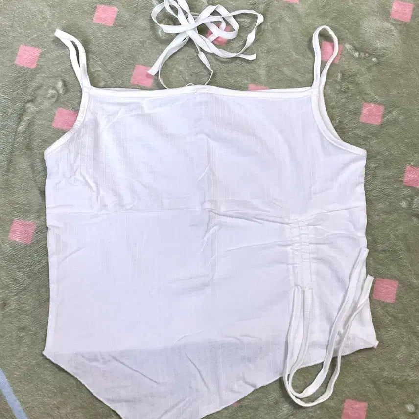 [BUNJANG] Zero/Planet Lydia Sleeveless Top White / 제로플래닛 리디아 슬리브리스 M white