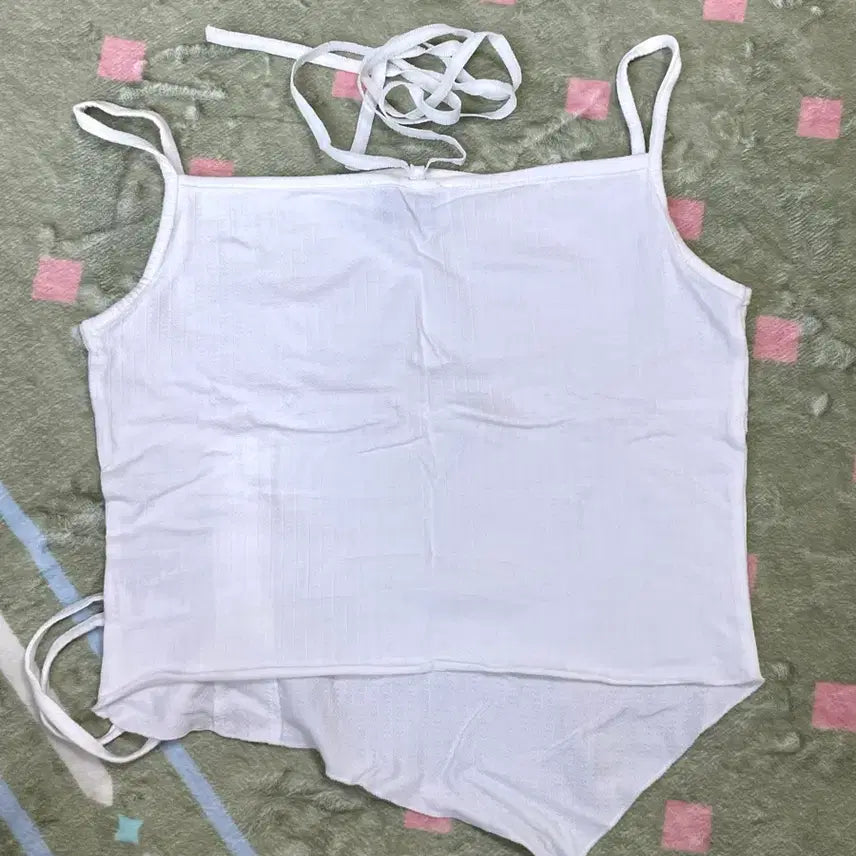 [BUNJANG] Zero/Planet Lydia Sleeveless Top White / 제로플래닛 리디아 슬리브리스 M white