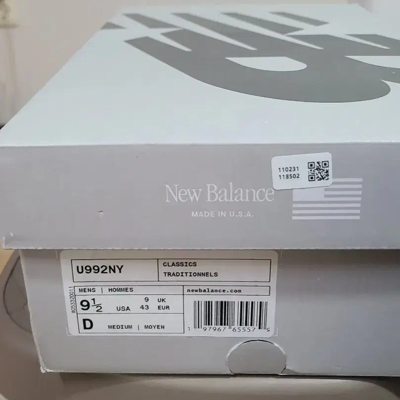 [SOLD OUT] 뉴발란스 992 네이비 275