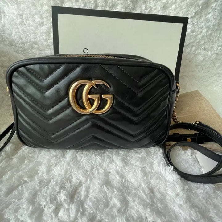 [BUNJANG] Gucci Marmont Black Chain Bag / 구찌 마몬트 블랙 체인백