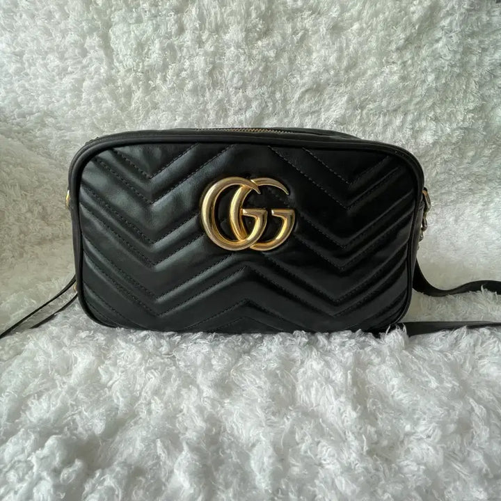 [BUNJANG] Gucci Marmont Black Chain Bag / 구찌 마몬트 블랙 체인백