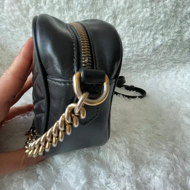 [BUNJANG] Gucci Marmont Black Chain Bag / 구찌 마몬트 블랙 체인백