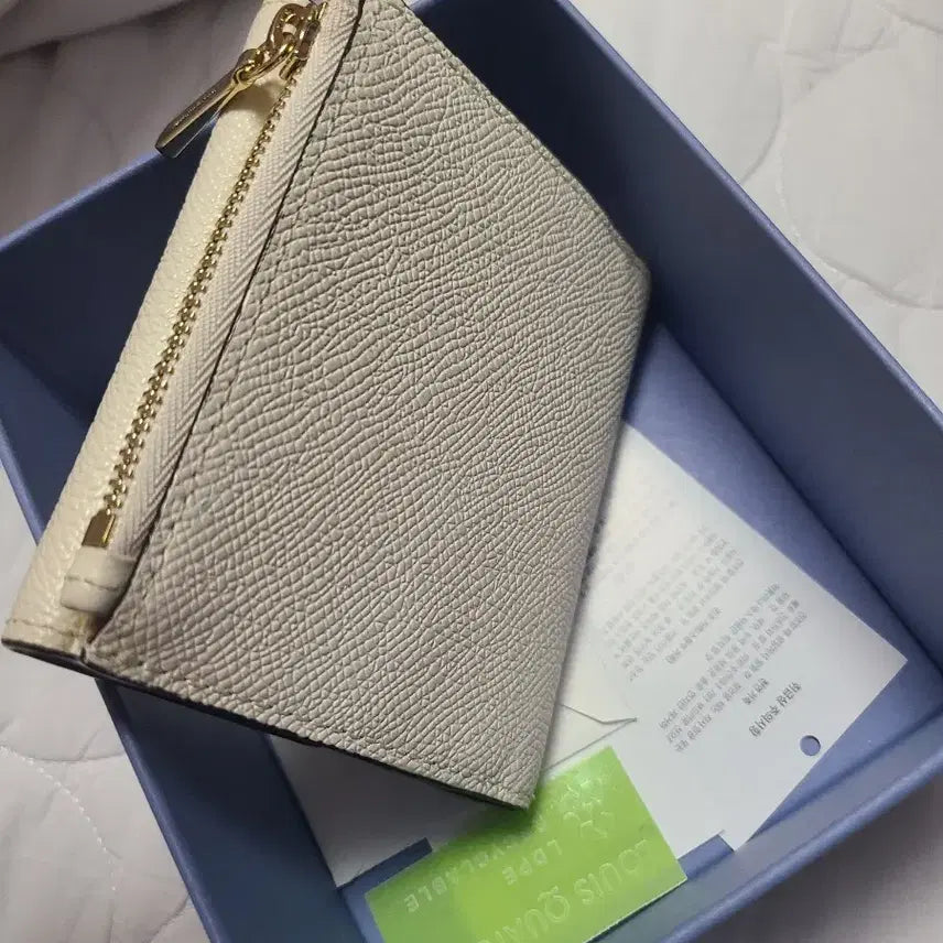 [BUNJANG] Louis Quatorze Ivory Compact Wallet / 루이까또즈 아이보리 반지갑