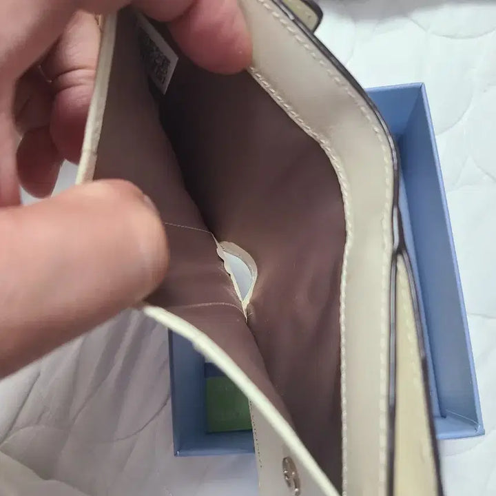 [BUNJANG] Louis Quatorze Ivory Compact Wallet / 루이까또즈 아이보리 반지갑