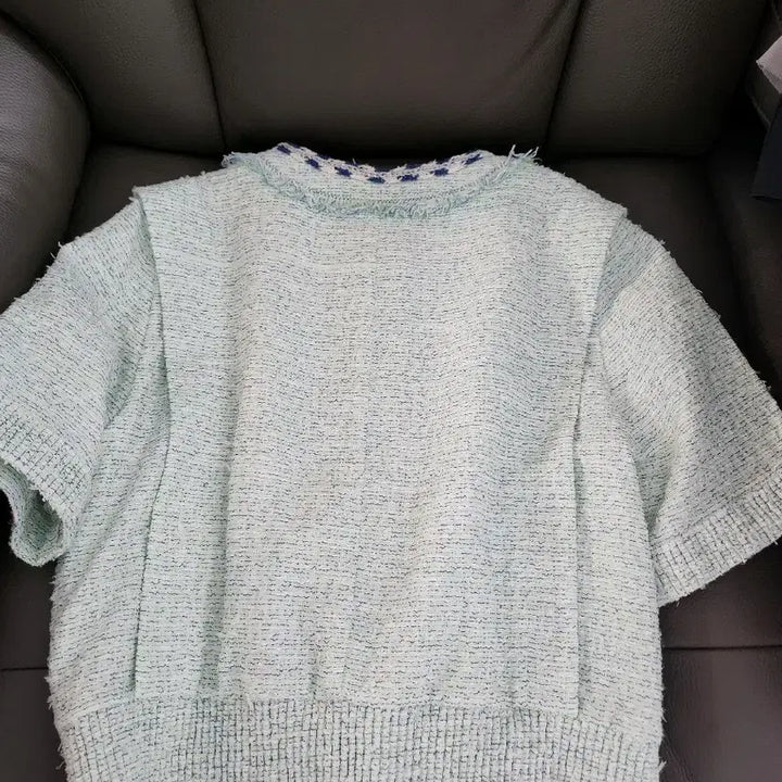 [BUNJANG] Obje Tweed Short Sleeve Jacket / 한섬의류 오브제 반팔 트위드자켓