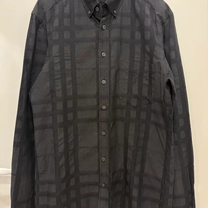 [BUNJANG] Burberry Brit Black Check Pattern Shirt / 버버리 브릿 블랙 체크 패턴 셔츠S/95사이즈(정품)