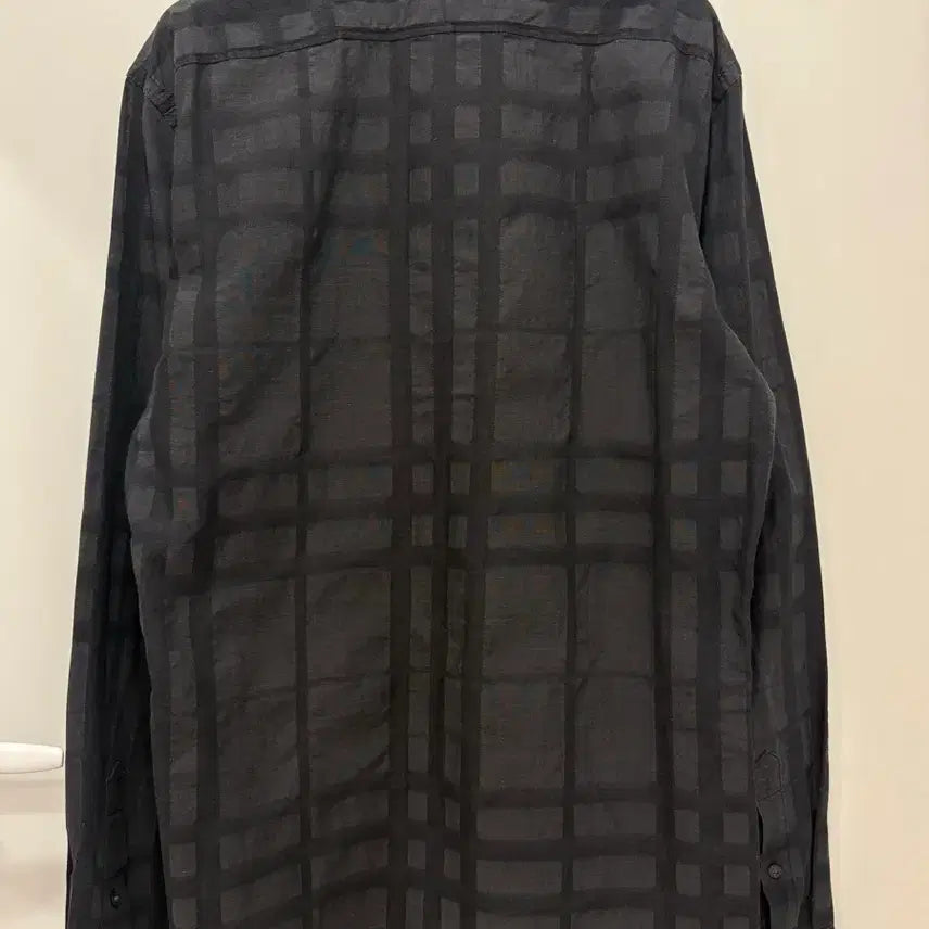 [BUNJANG] Burberry Brit Black Check Pattern Shirt / 버버리 브릿 블랙 체크 패턴 셔츠S/95사이즈(정품)
