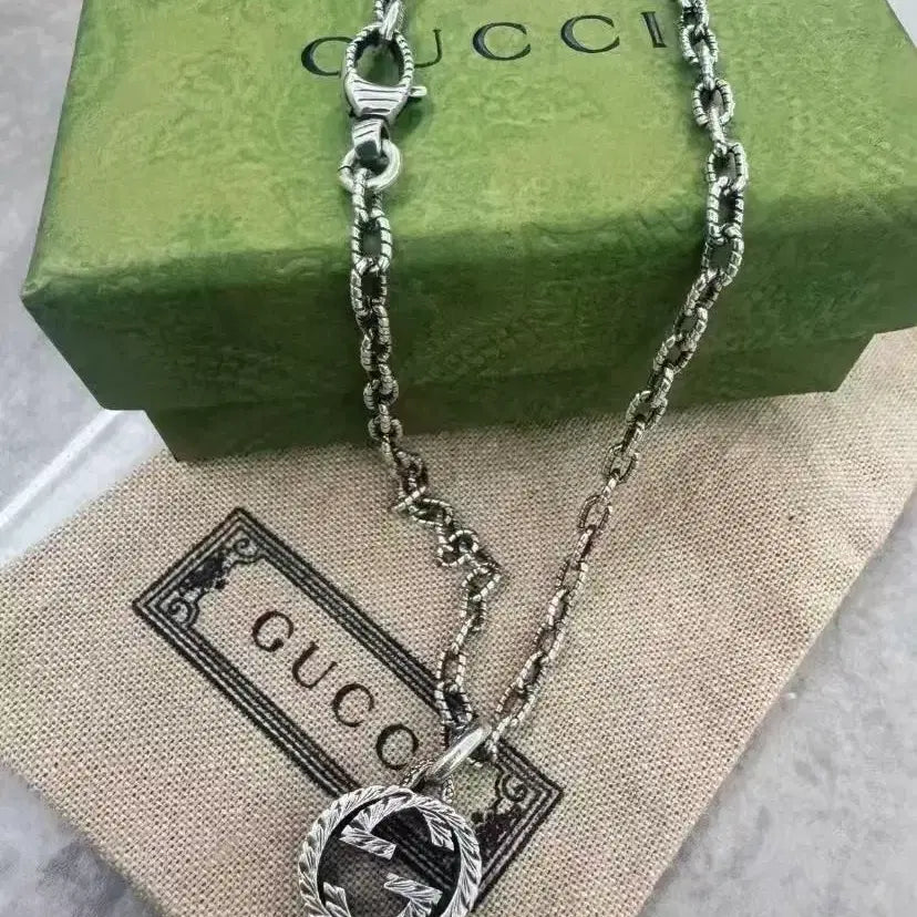[BUNJANG] Gucci GG Pendant Necklace / 구찌 GG 펜던트 목걸이