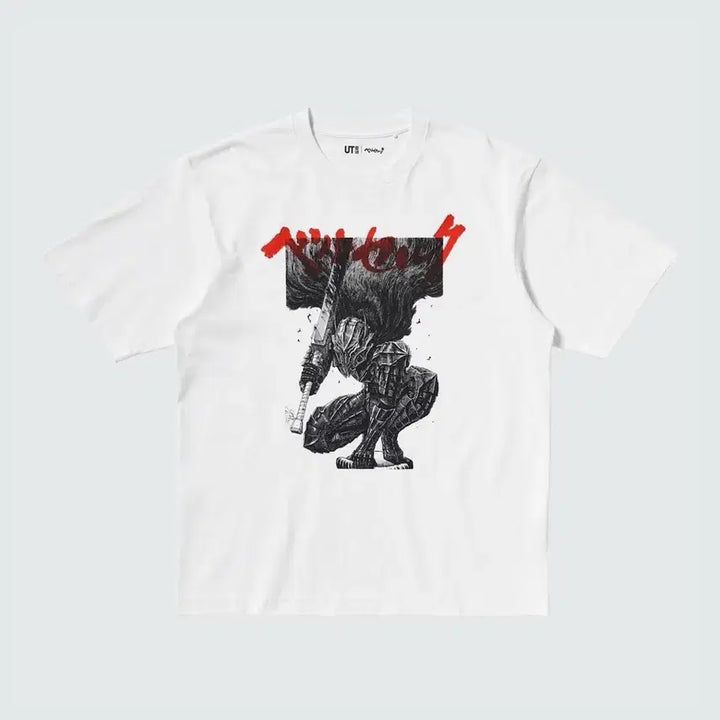 [SOLD OUT] [XL] 유니클로 UT 베르세르크 반팔 티셔츠 화이트