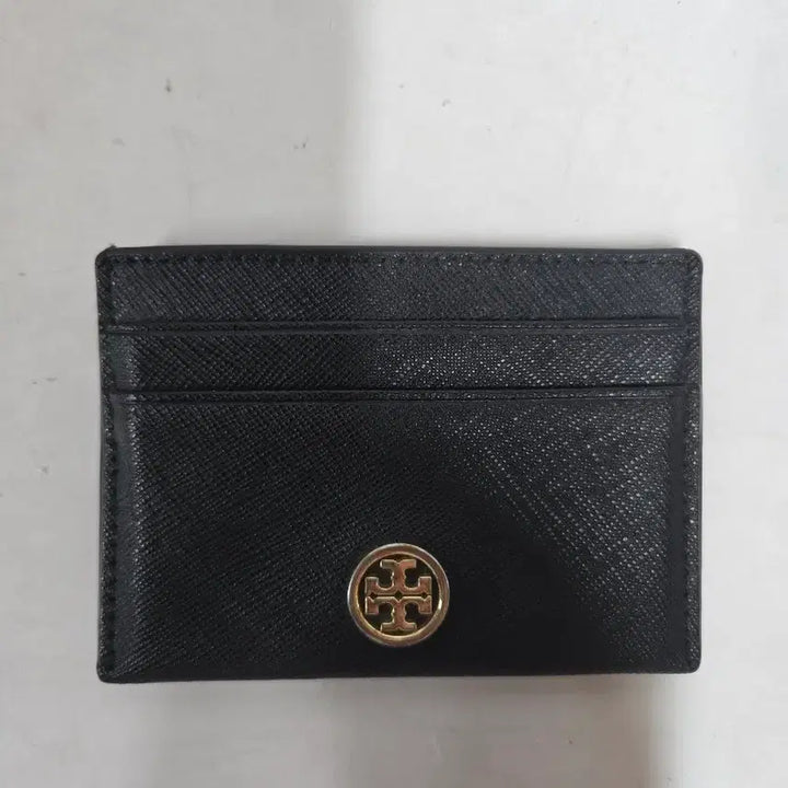 [BUNJANG] Tory Burch Black Leather Card Holder / 토리버치 블랙 카드지갑