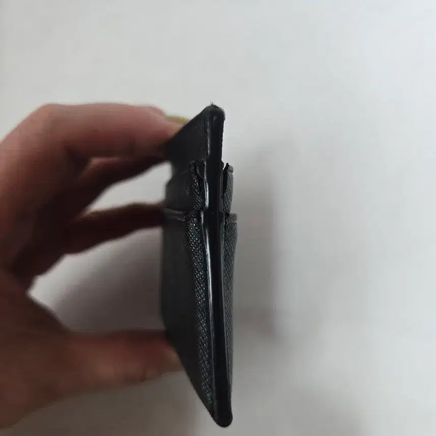 [BUNJANG] Tory Burch Black Leather Card Holder / 토리버치 블랙 카드지갑